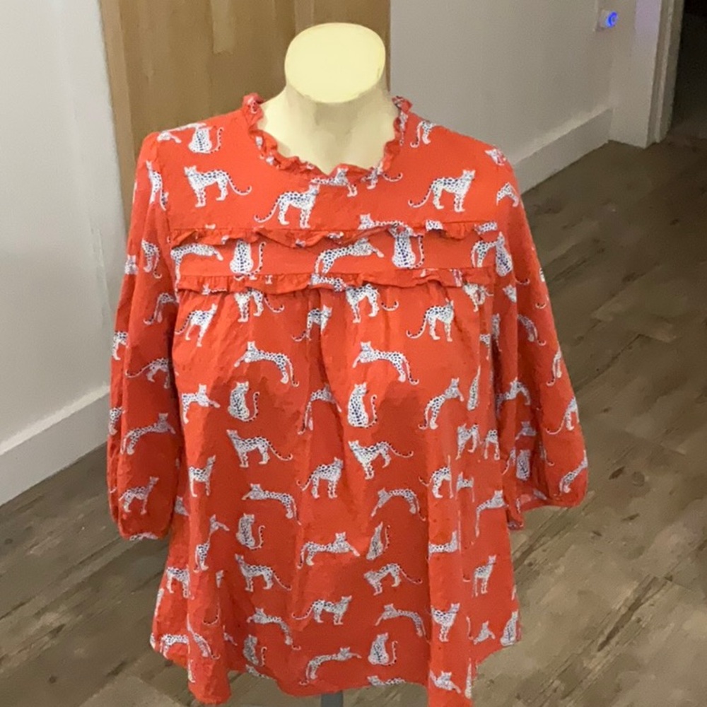 Michelle McDowell Pull-over Shirt Size L